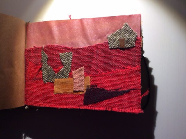 Collage with fabrics - Eran Wolf