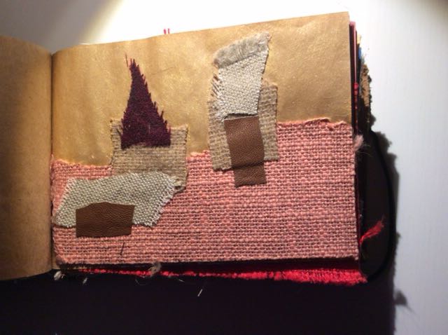 Collage with fabrics - Eran Wolf
